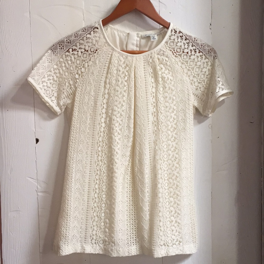 Banana Republic White Blouse
